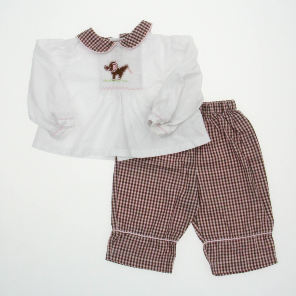 Royal Child Girls Brown | White Apparel Sets size: 9 Months